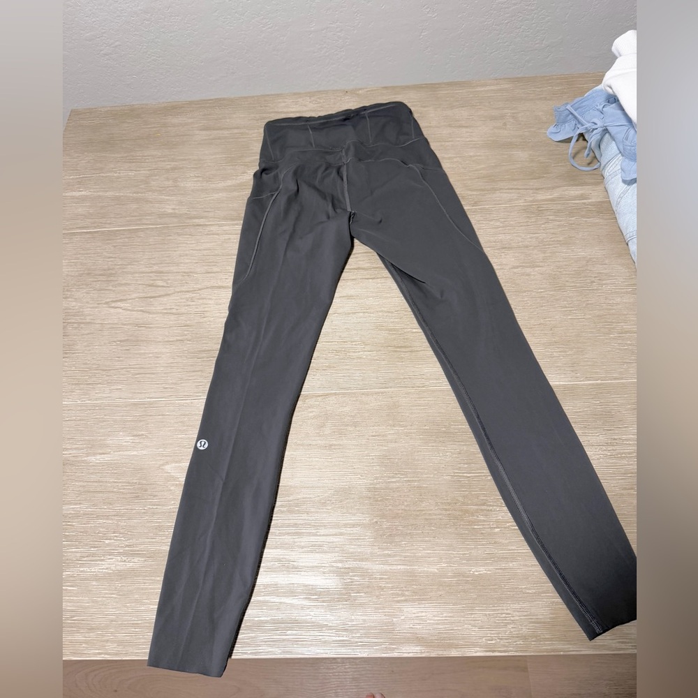 lululemon Fast & Free luxtreme Gray High-Rise Leggings